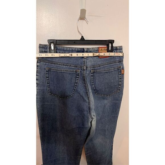 Prince Bright Jeans Womens Bootcut Stretch Flared Denim Blue Medium Wash Size 32 - Picture 9 of 10